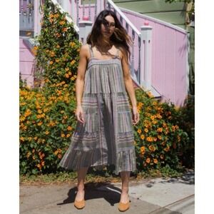 XiRENA Multicolor Striped Midi Dress